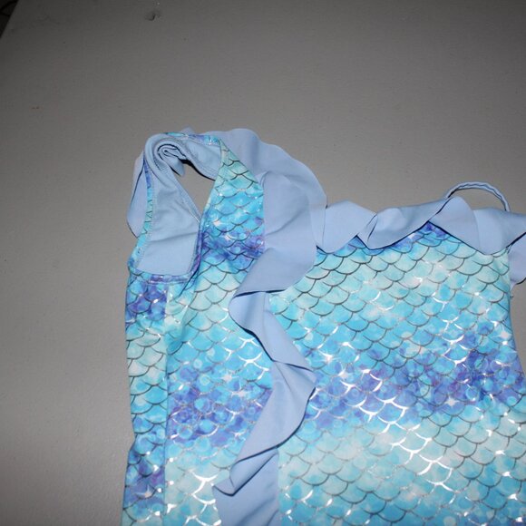 Blue Mermaide 1 Pcs Justice Swimsuit Size 14 - Picture 3 of 10